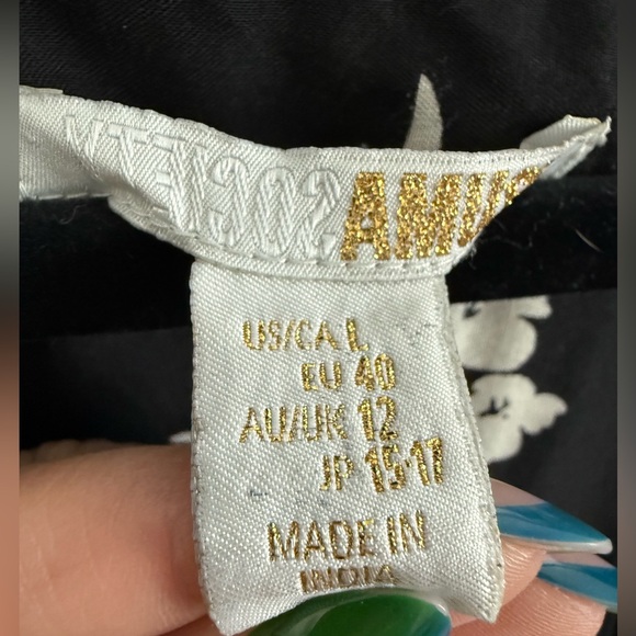 Black Floral Long Kimono Duster - Picture 8 of 8